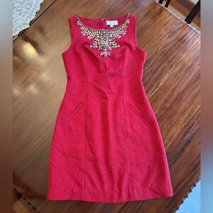 Jeweled Brocade Anthropologie Holiday Dress